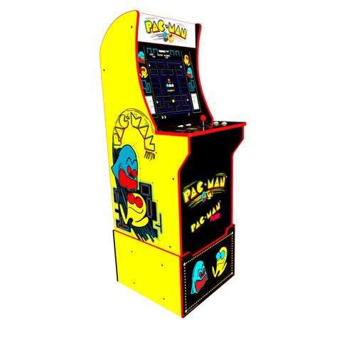 Arcade1up Pac Man Arcade Cabinet With Custom Riser Brand New Ebay