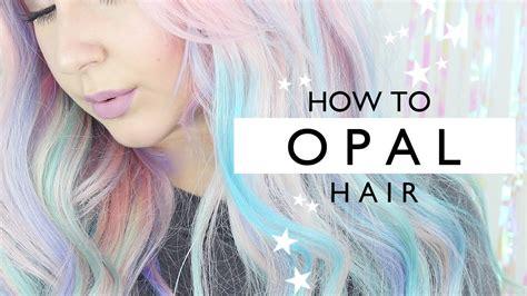 How To Opal Hair Tutorial By Tashaleelyn Coloración De Cabello