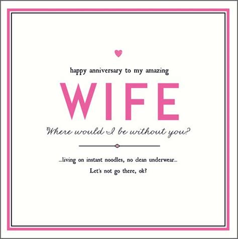 Anniversary wishes for husband happy anniversary. Anniversary Cards For Wife - NO Clean UNDERWEAR - Funny ...