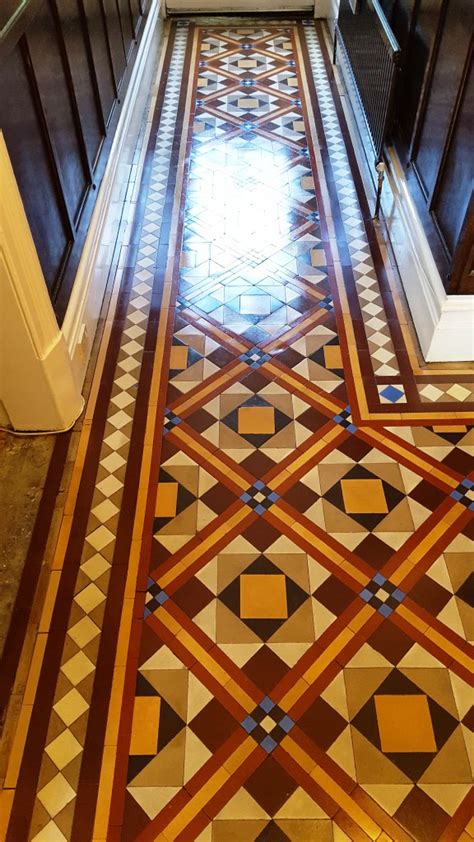 Restoring The Colour And Appearance Of A Victorian Tiled Hallway In