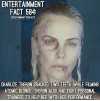 ENTERTAINMENT FACT 584 ENTERTAINMENTTRUEFACTS CHARLIZE THERON CRACKED