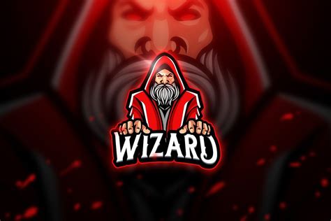 Browse thousands of wizard logo designs. Wizard - Mascot & Esport Logo in 2020 | Wizards logo ...