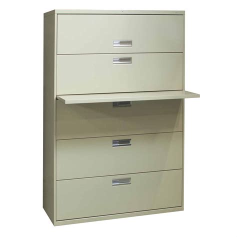 Hon filing cabinets organize your documents for easy access, and their locking file cabinets provide extra security. Hon Brigade 600 Series Used 5 Drawer 42 Inch Lateral File ...