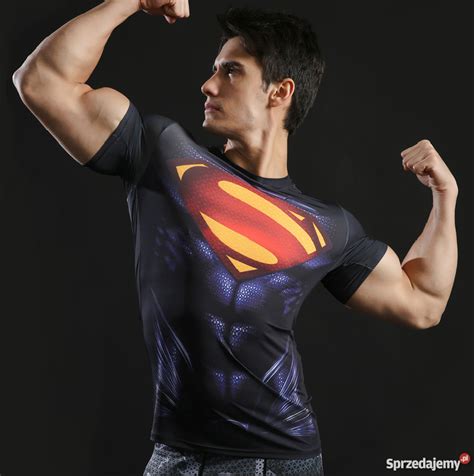 Koszulka Termoaktywna Si Ownia Rashguard Dc Superman Roz L Jaworzno Sprzedajemy Pl