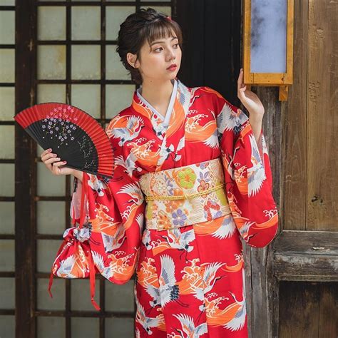 ethnic clothing japanese traditional kimonos yukata women costume dresses female kimono obi