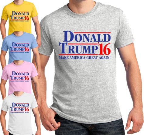 Donald Trump For President 2016 Campaign T Shirts Make America