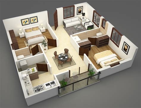 Denah Rumah Minimalis Modern Terbaru Rumah Desain