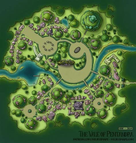 The Vale Of Pentandra An Elven City In The Rainforest Battlemaps