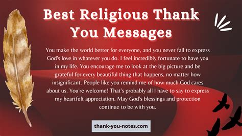 Best Religious Thank You Messages The Thank You Notes Blog