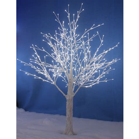 New White Snowy Twig Tree White Led Lights Xmas Indoor