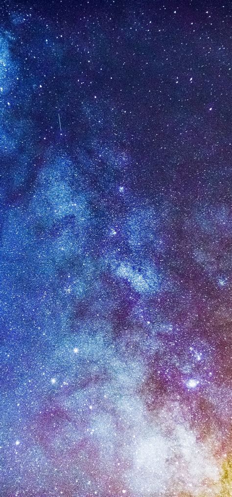 Starry Sky Milky Way Glitter Wallpaper 720x1544