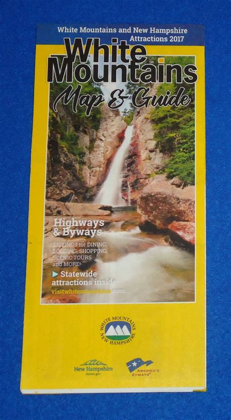Brand New White Mountains New Hampshire State Highway Map