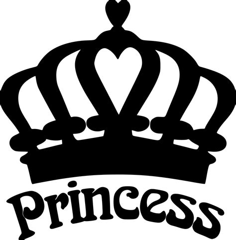 Silhouette Crown Disney Princess Tiara Silhouette Png Download 1049