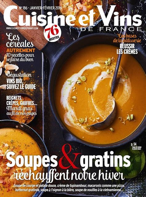Cuisine Et Vins De France N Janvier F Vrier T L Charger Des Magazines Journaux Et