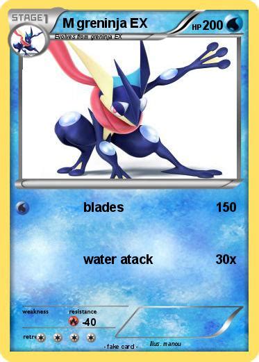 Pokemon ash greninja kleurplaat coloring pages pokmon animated. Pokémon M greninja EX 23 23 - blades - My Pokemon Card