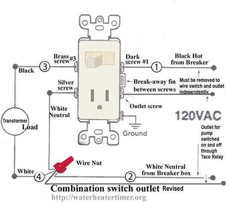 You can also open up the box the switch came in and you'll find a wiring diagram for the switch that illustrates how to properly wire the switch for your application. Storage Switch Outlet Wiring for Fireplace Boiler | Twinsprings Research Institute