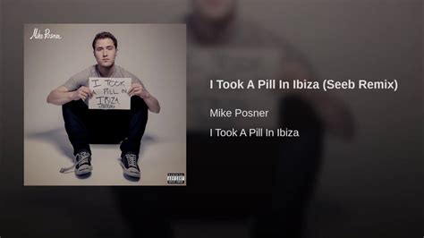 I Took A Pill In Ibiza Seeb Remix Youtube