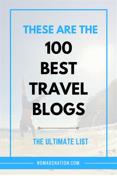 100 Best Travel Blogs The Ultimate List 2023 Nomads Nation