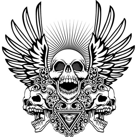 Evil Demon Skulls Coloring Pages Coloring Pages