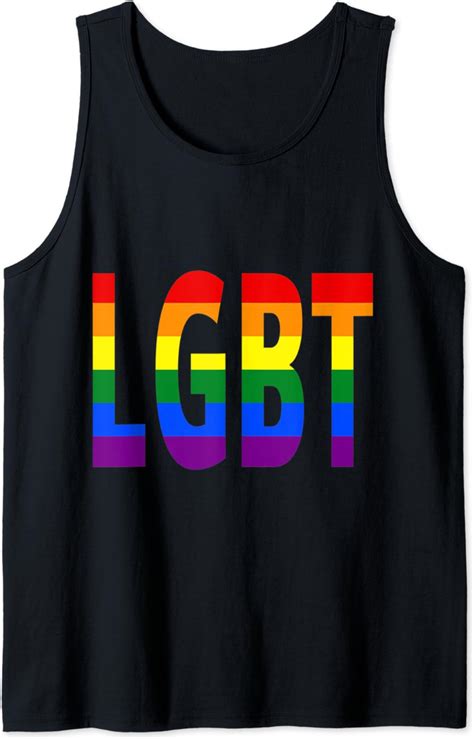 Amazon Com Rainbow LGBT Equality Tank Top Clothing Shoes Jewelry