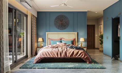 Spacious Modern Style Low Maintenance Master Bedroom Design Livspace