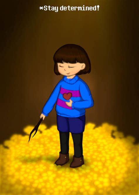 Undertale Stay Determined Speedpaint By Eleonorvoncarter On