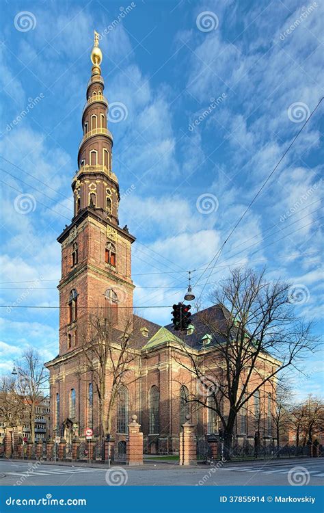 Church Of Our Saviour In Copenhagen Denmark Stock Photo Image Of