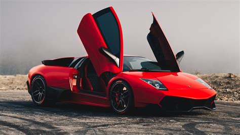 Lamborghini Murcielago Matte Red Wallpapers Hd Wallpapers Id 25439