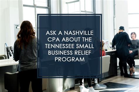 Ask A Nashville Cpa About The Tennessee Small Business Relief Program