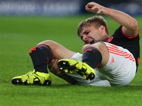 Champions League News Shaw Has Surgery On Broken Leg