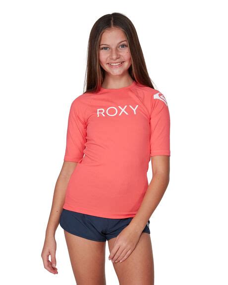 Roxy Girls 8 14 Funny Waves Short Sleeved Upf 50 Rash Vest Dubarry Surfstitch