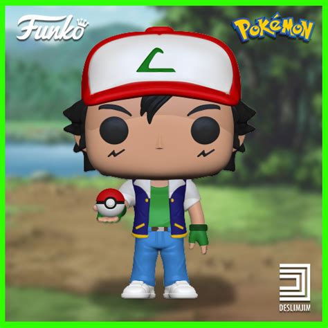 Fichier 3d Ash Pokemon Funko Pop 🐉・plan Pour Impression 3d à