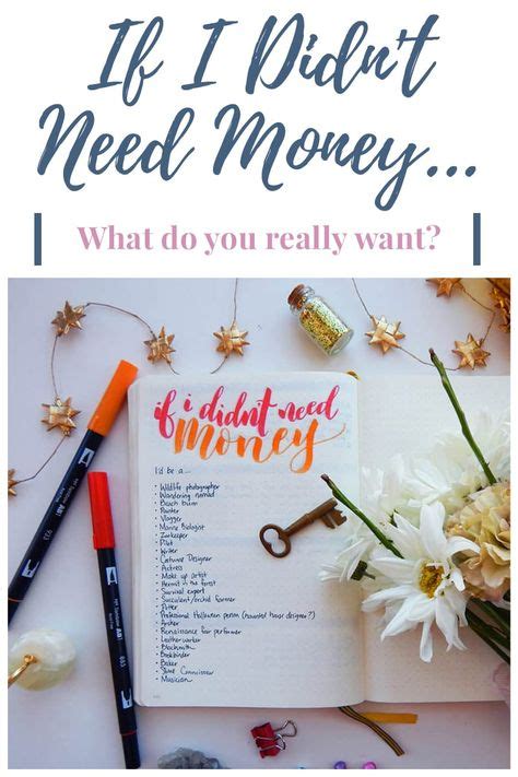 The majority of people do not have such a strong interest in something and are struggling to find what they love. If I Didn't Need Money - How to Find Your Passion with One ...