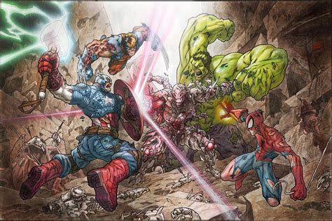 Avengers Vs Ultron By Minohkim On Deviantart