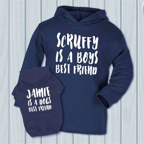 A Dog Is A Childs Best Friend Matching Hoodies Set By Instajunction