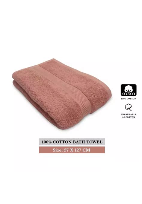 Buy Cotonsoft Cotonsoft Sandra 100 Cotton Bath Towel Coral Haze