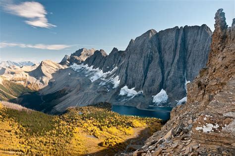 Floe Lake From Foster Peak Slopes By Marc Shandro On 500px Lake