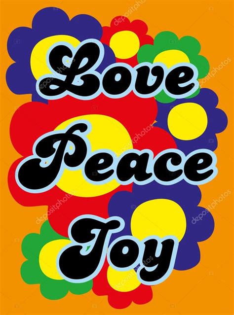 Love Peace Joy Stock Vector Royalty Free Vector Image By ©scotferdon