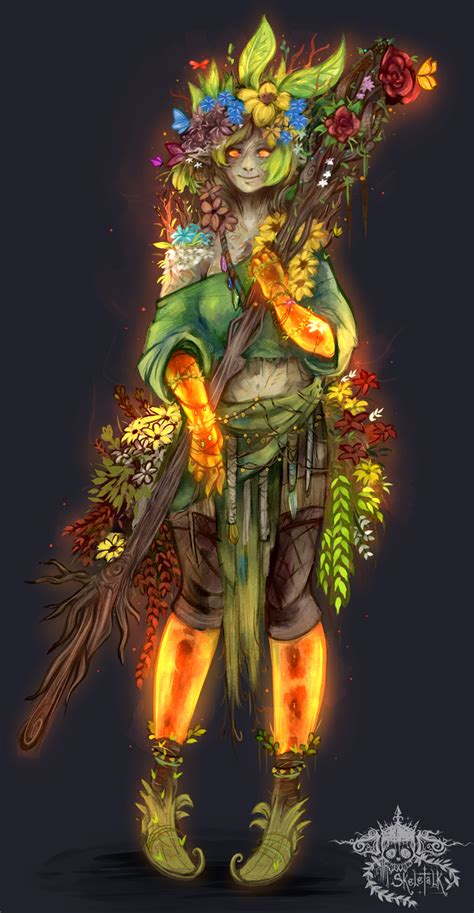 Oc Art Commission Annoris Greenleaf Dryad Druid Dnd Dnd Art Fantasy Character