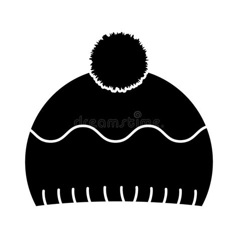 Winter Hat Silhouette Stock Vector Illustration Of Sketch 103882333