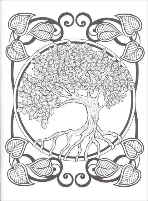 Keep Calm And Color Tranquil Trees Coloring Book Dover Publications