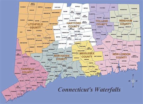Connecticut County Map Images And Photos Finder