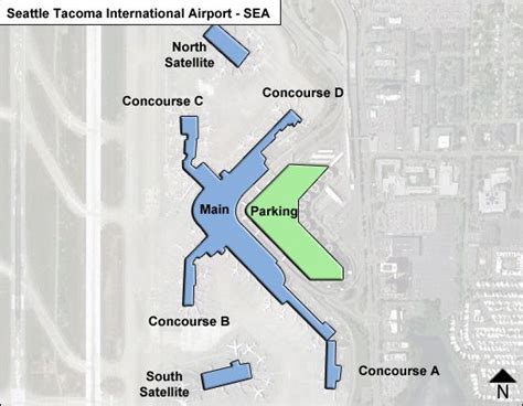 Sea Airport Map Color 2018