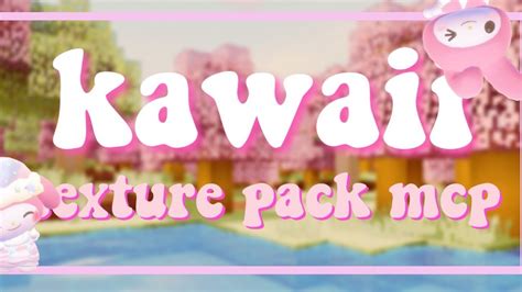 My Favorite Kawaii Cute Texture Pack Mcpe 💕 Pinku Wu 🌸 Youtube