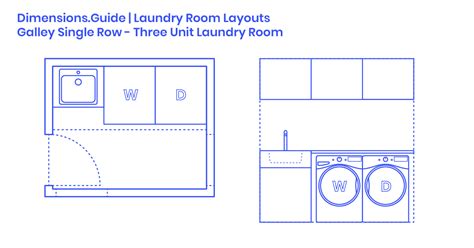 We'll provide you with the information you need to designing your laundry room to be an effective and pleasant work space can take the doldrums out we've seen homeowner's use a chandelier in small laundry rooms to give the space an uplifting. Galley Single Row - Three Unit Laundry Room Layout ...
