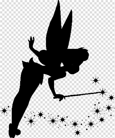 Tinkerbell And Peter Pan Silhouette