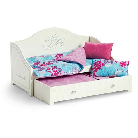 american girl trundle bed and bedding for 18 dolls