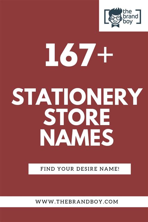 840 Stationery Business Name Ideas Generator Guide Business