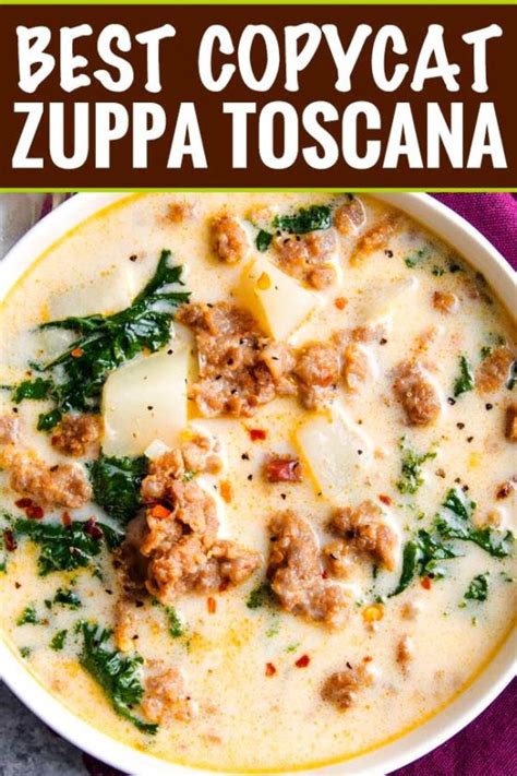 It's still simple to make and just as satisfying as my teen years. BEST Copycat Zuppa Toscana Recipe - The Chunky Chef