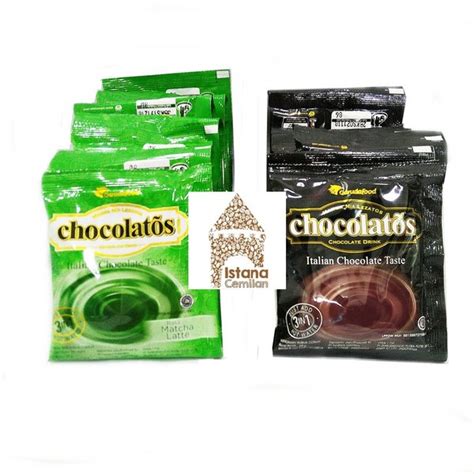 Jual Paket Chocolatos Drink 10pcs Cokelat Dan 10pcs Green Tea Di